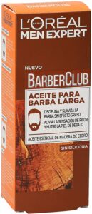 Aceite hidratante para barba larga y rostro L'Oréal Men Expert Barber Club 