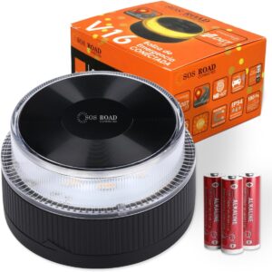 Baliza de emergencia V16 con geolocalización y conexión con la DGT 3.0 SOS ROAD